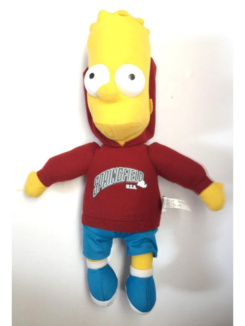 Simpsons Bart Simpson in Springfield USA Hoodie Plush Stuffed Doll Soft Toy 19"